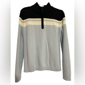 St. John’s Bay 100% Blue Half Zip Sweater